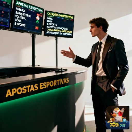 Ilustração de Aproveite as melhores apostas esportivas na 705bet