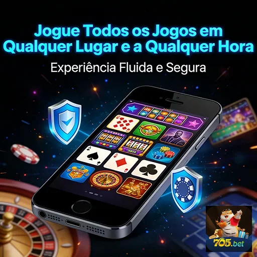 Ilustração de Acesse com rapidez e segurança no 705bet